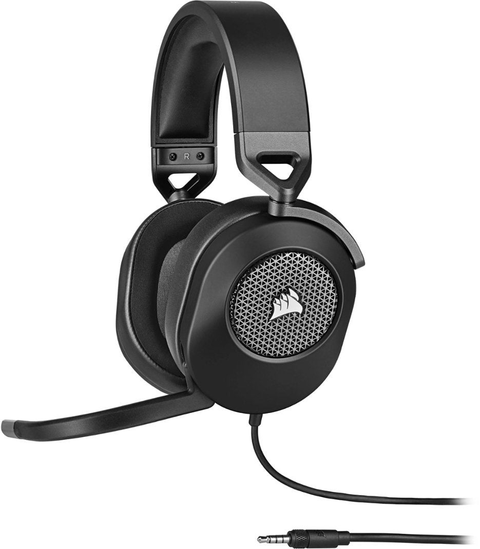 CORSAIR - HS65 SURROUND Wired Gaming Headset for PC, PS5, and PS4 - Black | CA-9011270-NA