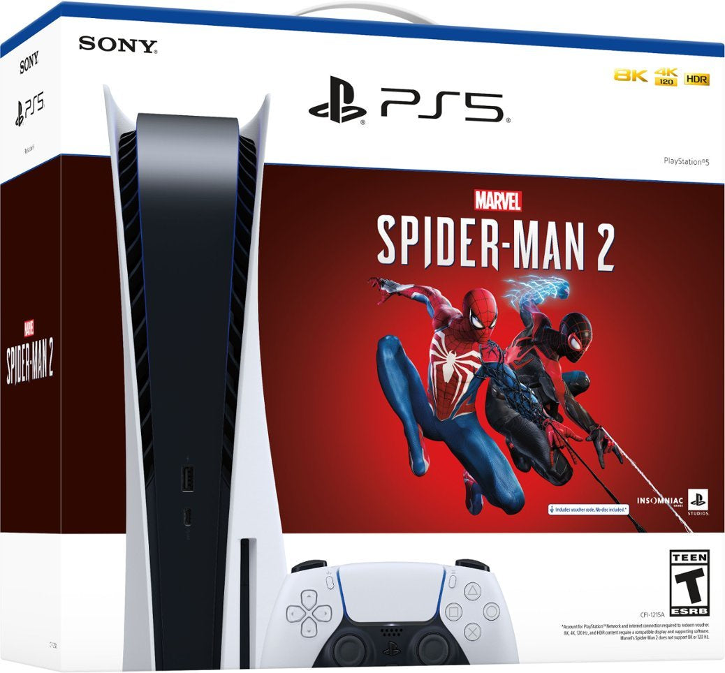 Sony PlayStation 5 Marvel's Spider-Man 2 Disc | PS5 CFI-1215A | 825GB