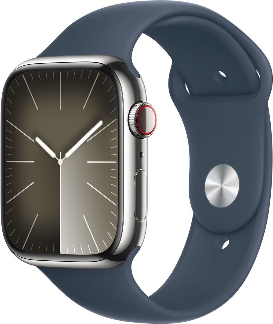 Apple Watch Series 9 45mm Stainless Steel Case (Cellular) (New)