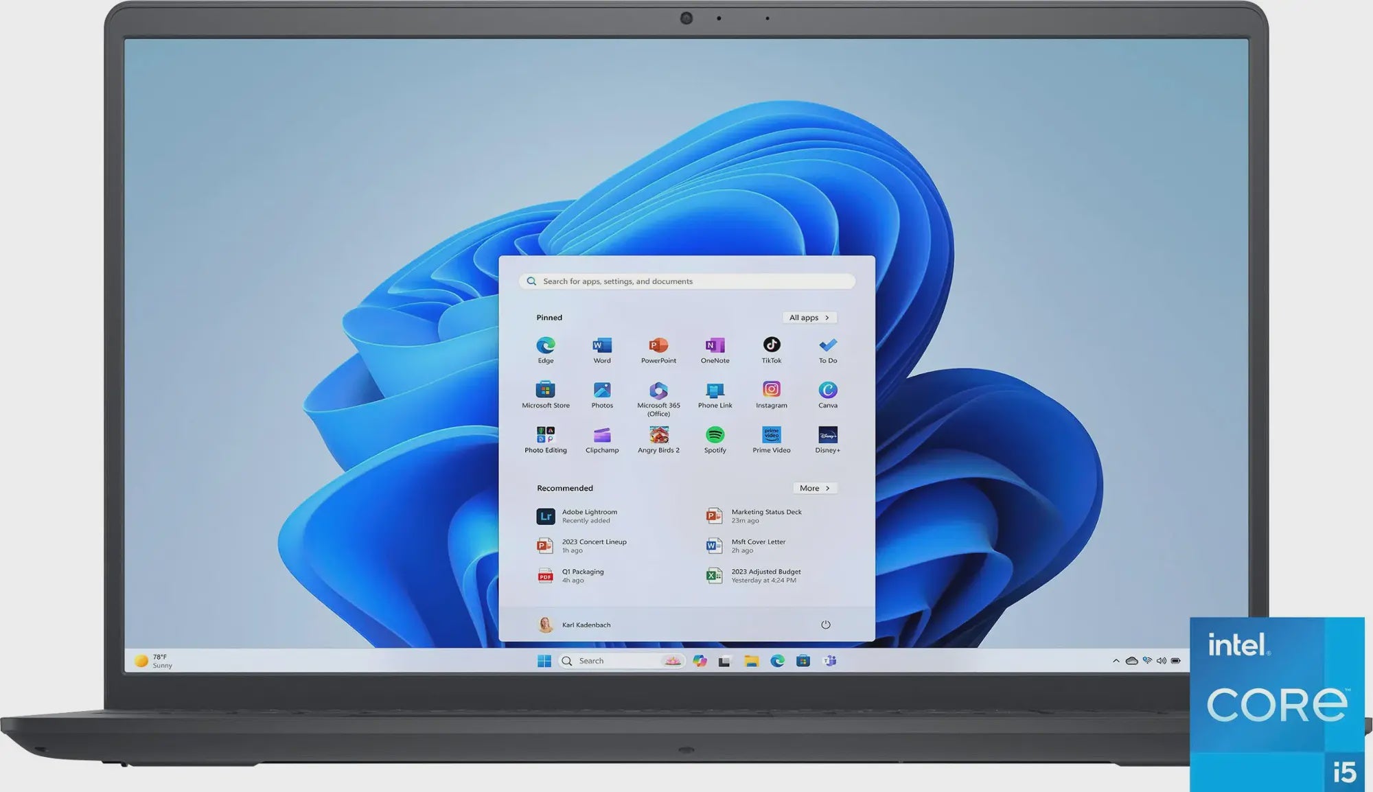 Dell Inspiron 15 15.6" Touch Screen Laptop - Intel Core i5-1235U - 8GB RAM - 512GB SSD (Brand New)