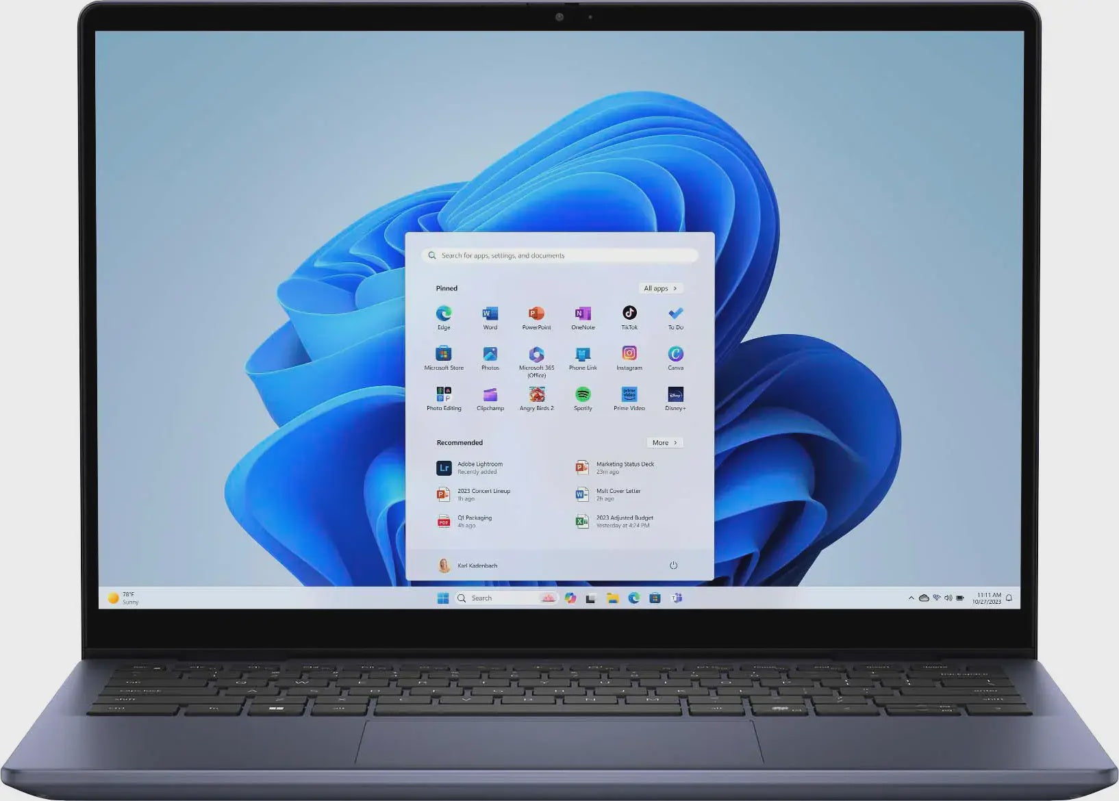 Dell - Inspiron 14 2-in-1 14" IPS LED FHD Touch Screen Laptop - AMD Ryzen 5 with 8GB Memory - 512GB SSD - Midnight Blue (New)