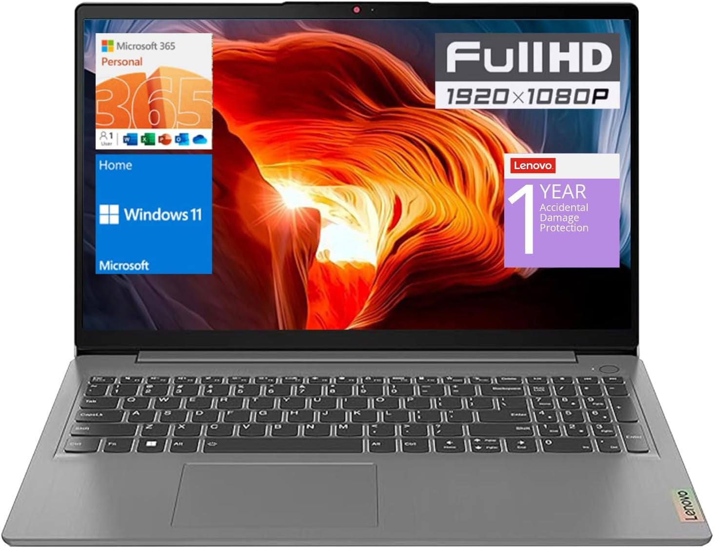 Lenovo - Ideapad 1 15.6" Laptop - Intel N4500 - 20GB RAM - 1TB SSD - 128GB eMMC (Brand New)