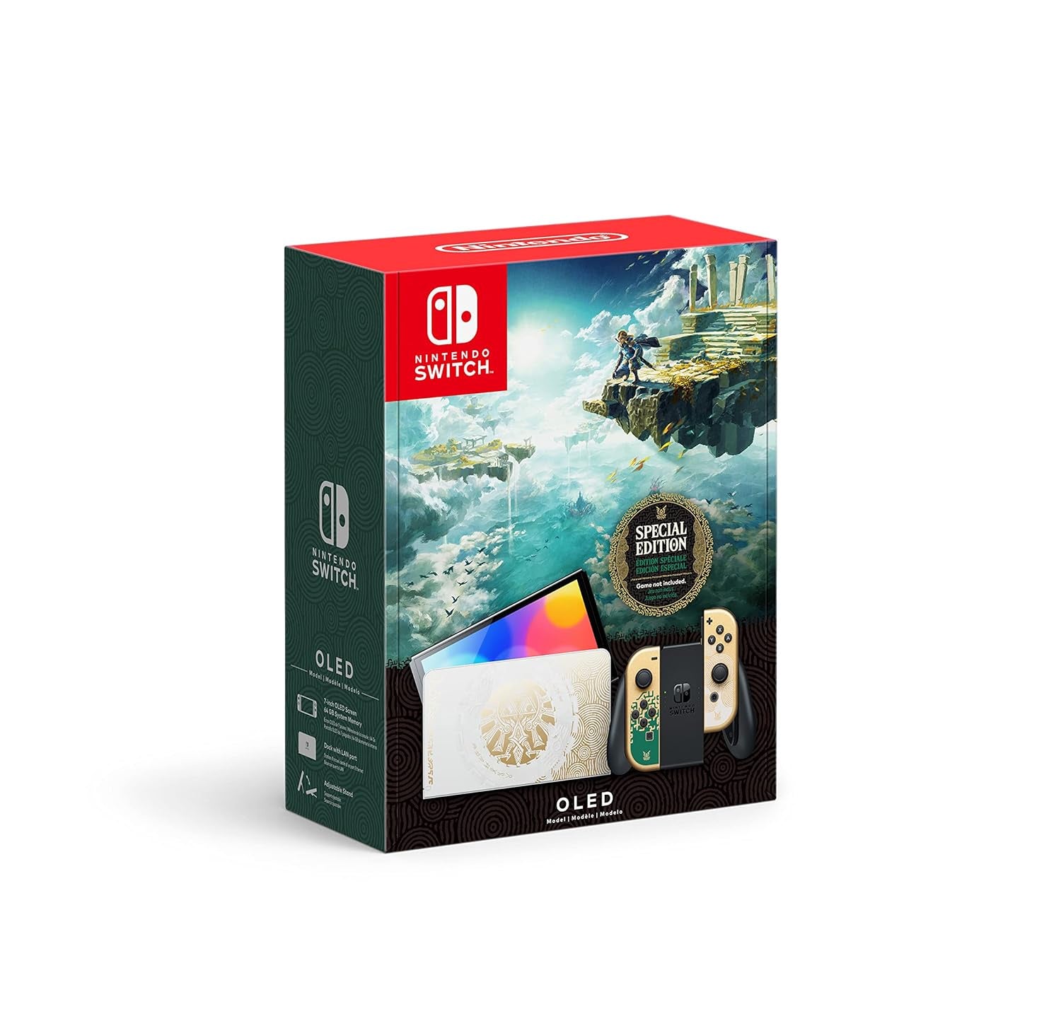 Nintendo Switch – OLED Model - The Legend of Zelda: Tears of the Kingdom Edition Japan Version (Brand New)