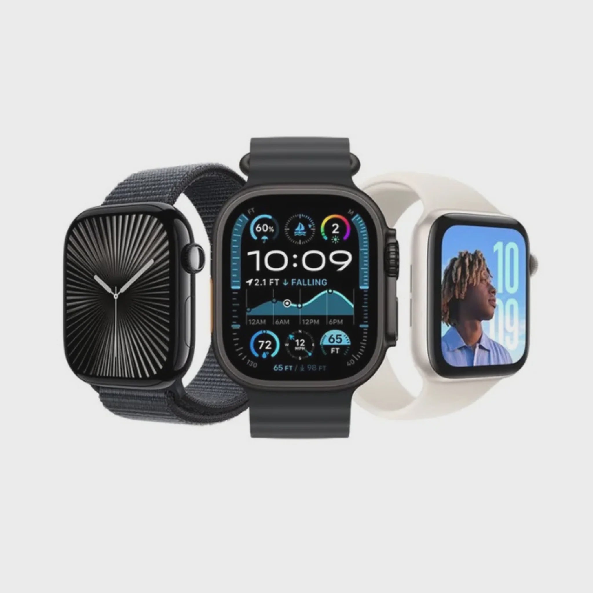 Apple Watch Series 10 (GPS) 42mm Aluminum Case (New - No Outter Box Cover)