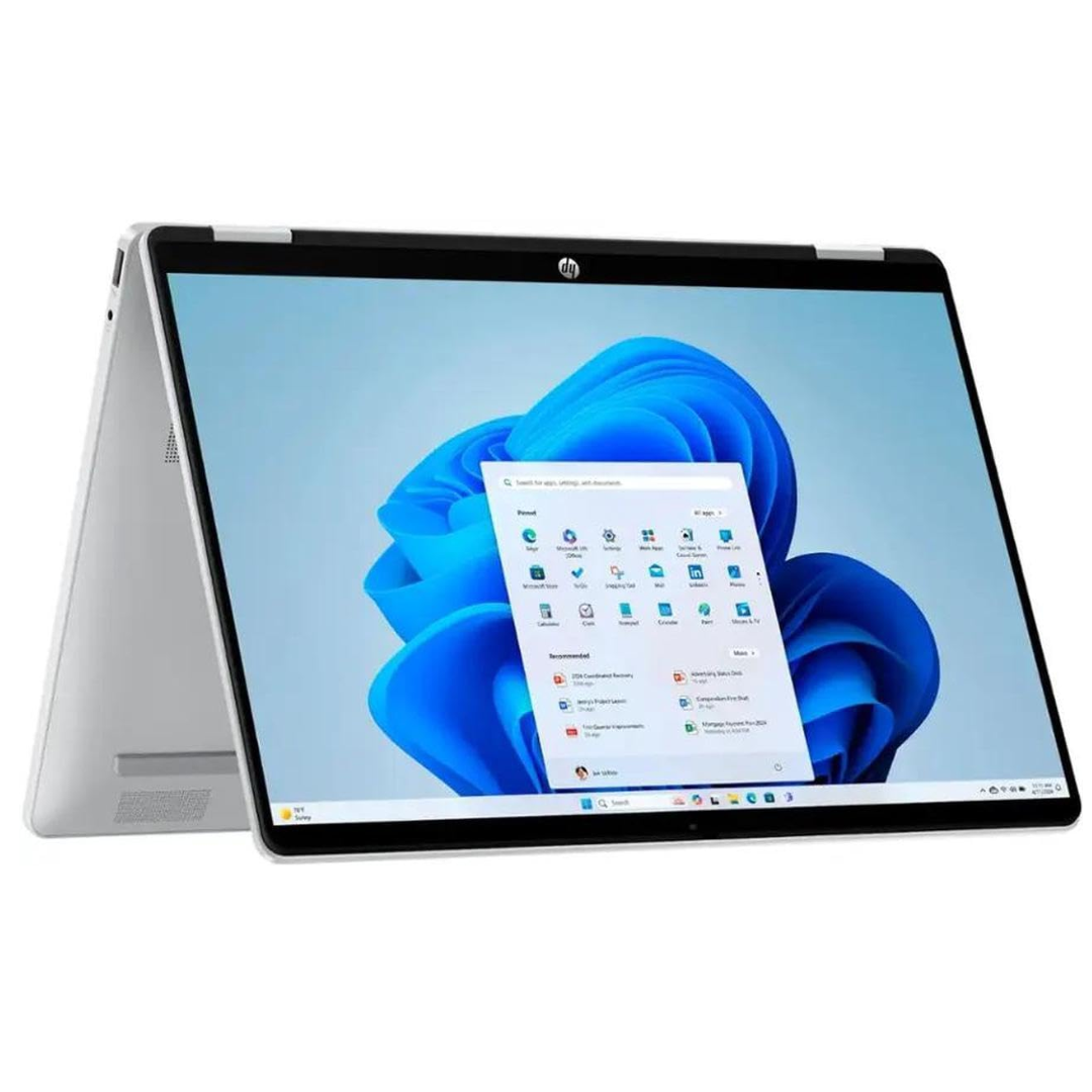 HP - OmniBook 5 Flip 2-in-1 14" 2K Touch-Screen Laptop - Intel Core 7 16GB Memory 512GB SSD - Glacier Silver (Brand New)