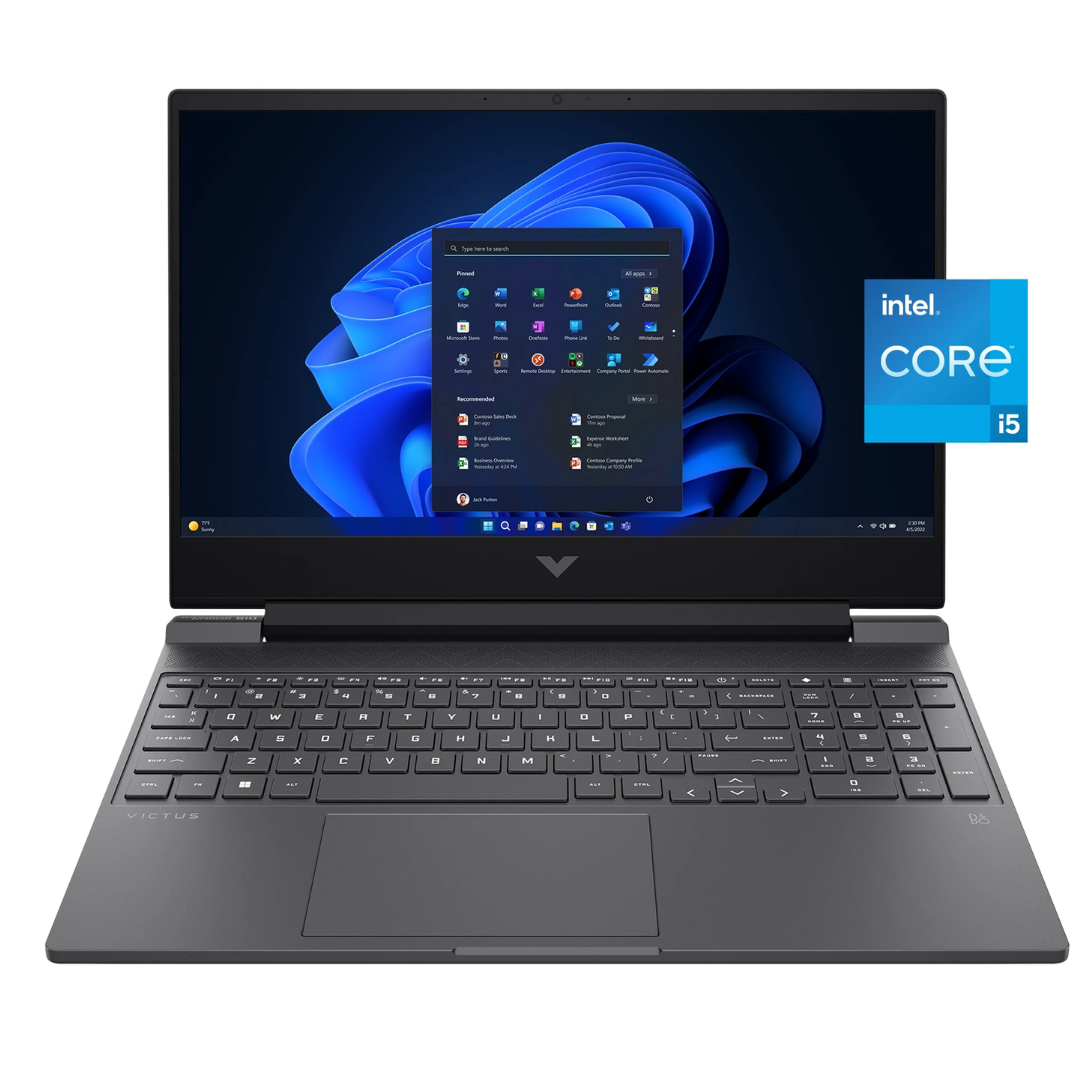 HP Victus 15.6" 144Hz Full HD Gaming Laptop - Core i5-13420H - 512GB SSD - 16GB RAM - NVIDIA RTX4050 - Mica Silver (New)