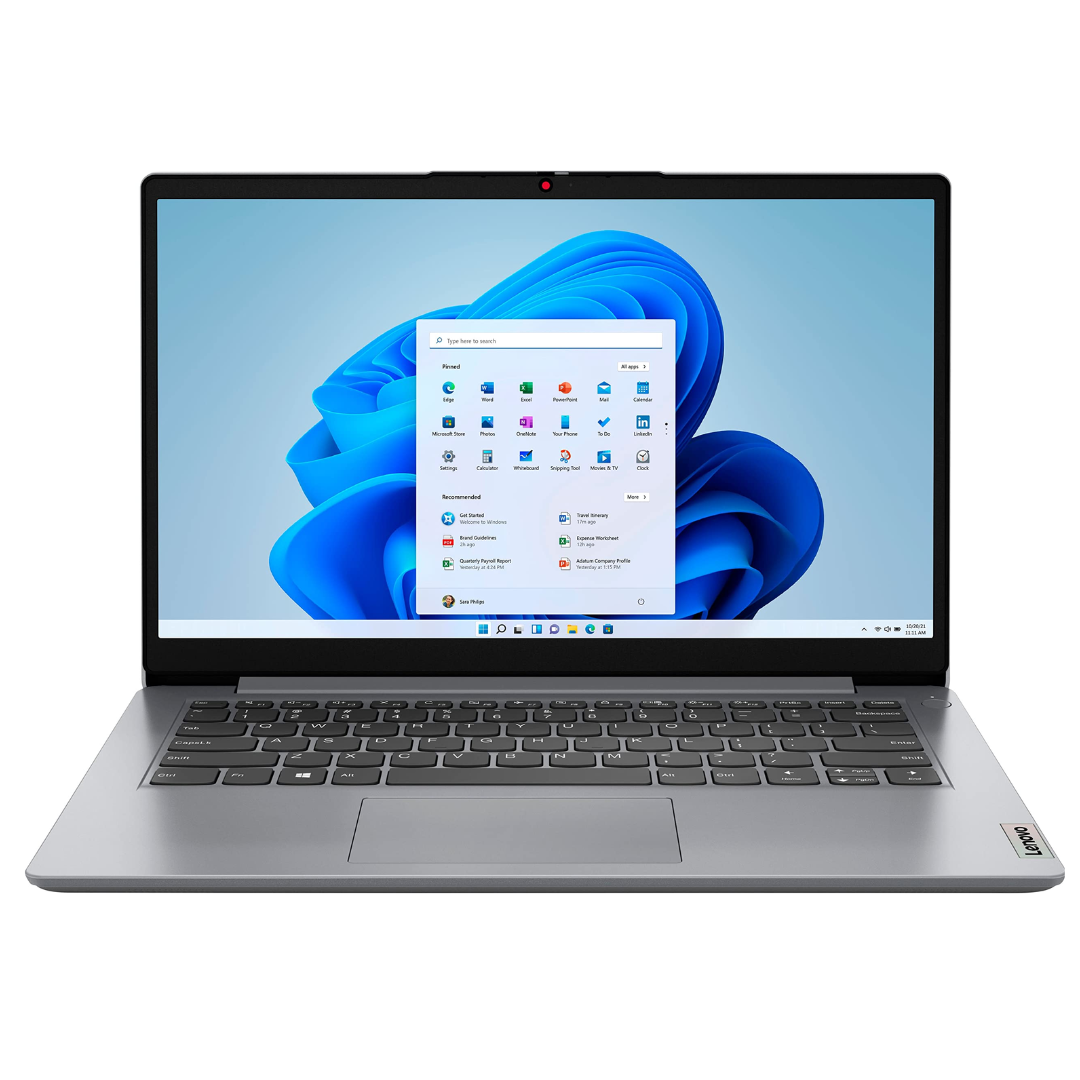 Lenovo IdeaPad 1i 14" Laptop - Intel Celeron N4500 - 4GB Memory - 128GB eMMC - Cloud Grey (Brand New)
