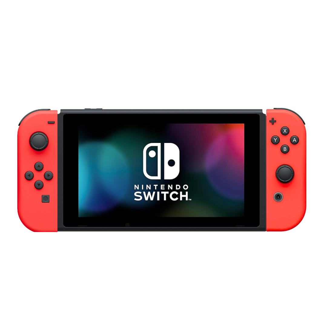Nintendo Switch V2 with Red Joy-Con HAC-001(-01) (No Dock) (Pre-owned)