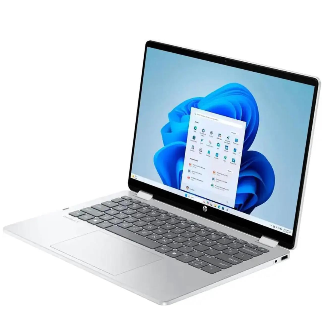 HP - OmniBook 5 Flip 2-in-1 14" 2K Touch-Screen Laptop - Intel Core 5 8GB Memory 512GB SSD - Glacier Silver (Brand New)