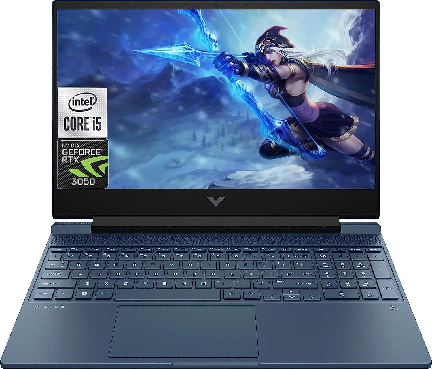 HP Victus 15.6" Full HD Gaming Laptop - Core i5-13420H - 512GB SSD - 8GB RAM - RTX 3050 - Mica Silver (Brand New)