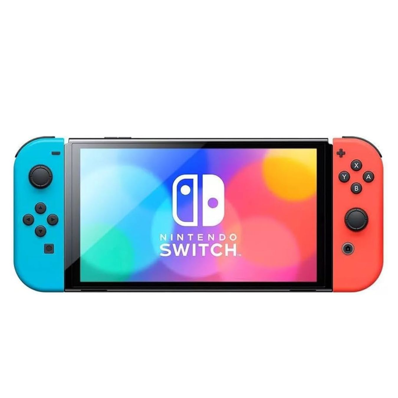 Nintendo - Switch - OLED Model w/ Neon Red & Neon Blue Joy-Con (HEG-001) (No Dock) (Pre-owned)