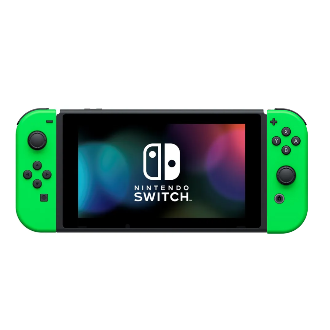 Nintendo Switch V2 with Green Joy-Con HAC-001(-01) (No Dock) (Pre-owned)