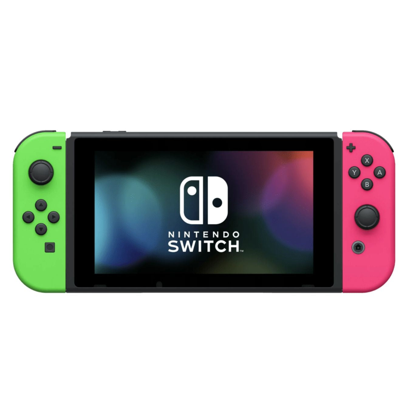 Nintendo Switch V2 with Neon Green and Neon Pink Joy-Con HAC-001(-01) (No Dock) (Pre-owned)