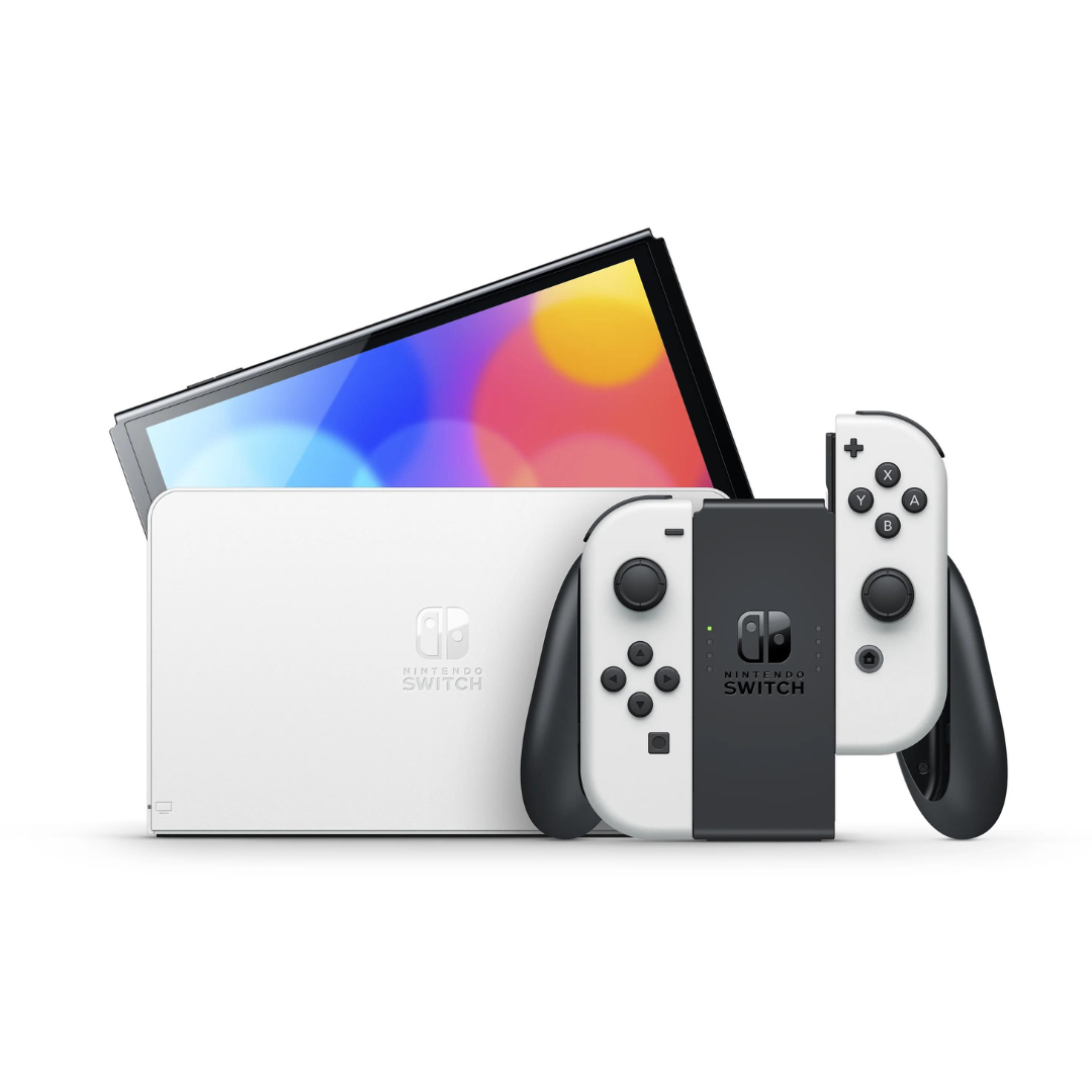 Nintendo - Switch - OLED Model w/Joy-Con - White (US Version) (Pre-owned)