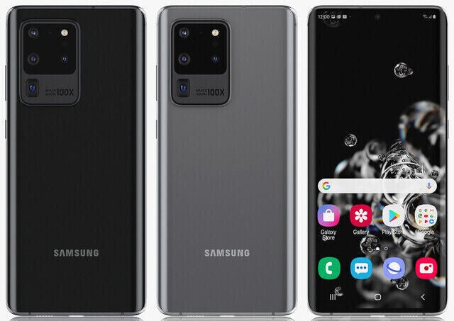 Samsung Galaxy S20 Ultra 5G 6.9" | SM-G988U | Unlocked | 128GB | Heavy Burn Screen